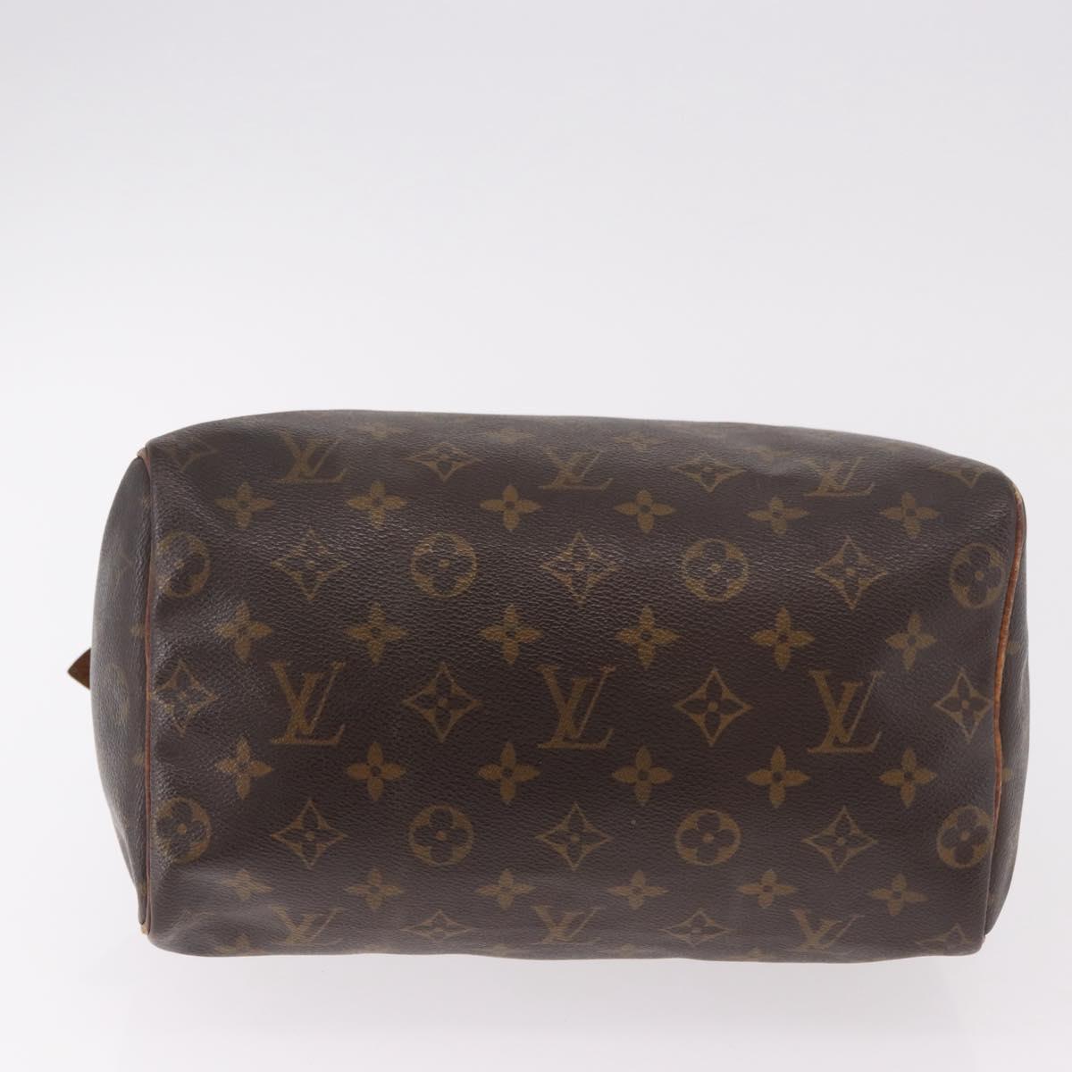 LOUIS VUITTON Monogram Speedy 25 Hand Bag M41528 LV Auth 187644