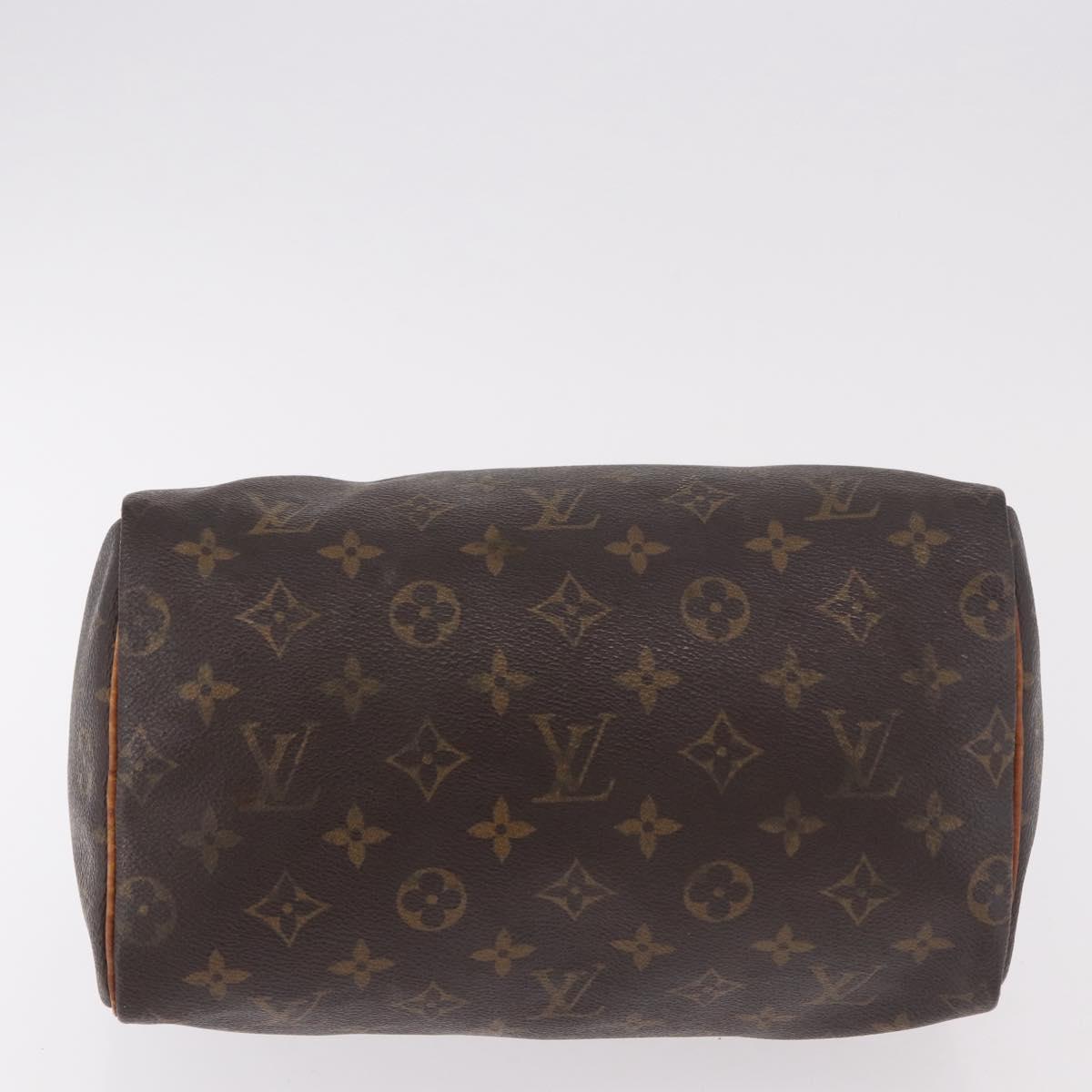 LOUIS VUITTON Monogram Speedy 25 Hand Bag M41528 LV Auth 187650