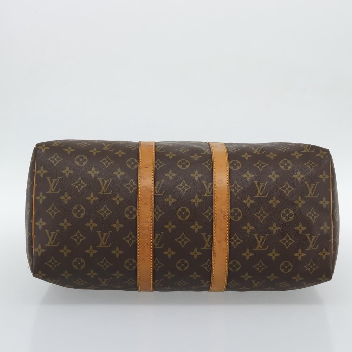 LOUIS VUITTON Monogram Keepall 45 Boston Bag M41428 LV Auth 187661
