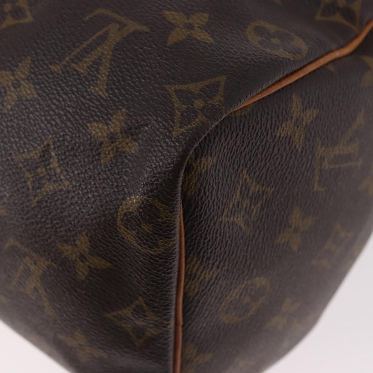 LOUIS VUITTON Monogram Speedy 25 Hand Bag M41528 LV Auth 187664