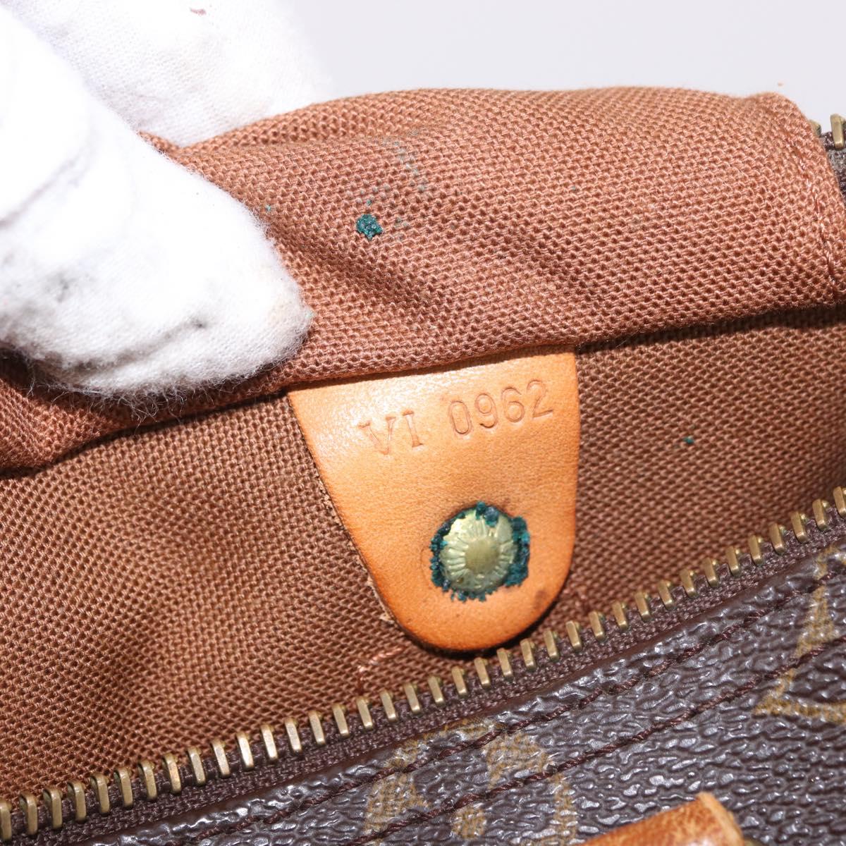LOUIS VUITTON Monogram Speedy 25 Hand Bag M41528 LV Auth 187664