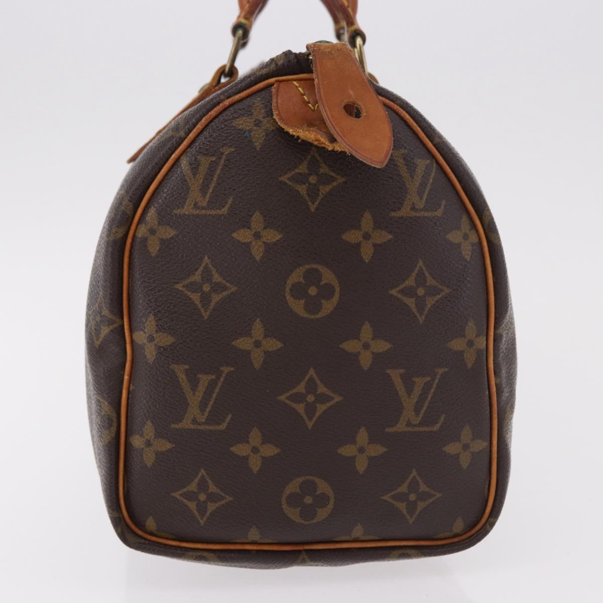 LOUIS VUITTON Monogram Speedy 25 Hand Bag M41528 LV Auth 187664