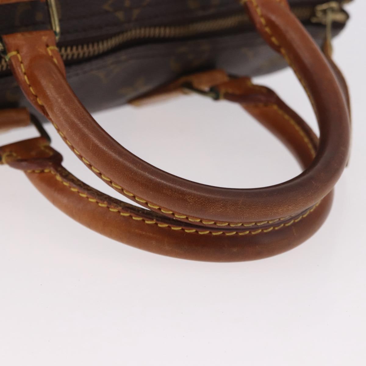 LOUIS VUITTON Monogram Speedy 25 Hand Bag M41528 LV Auth 187664