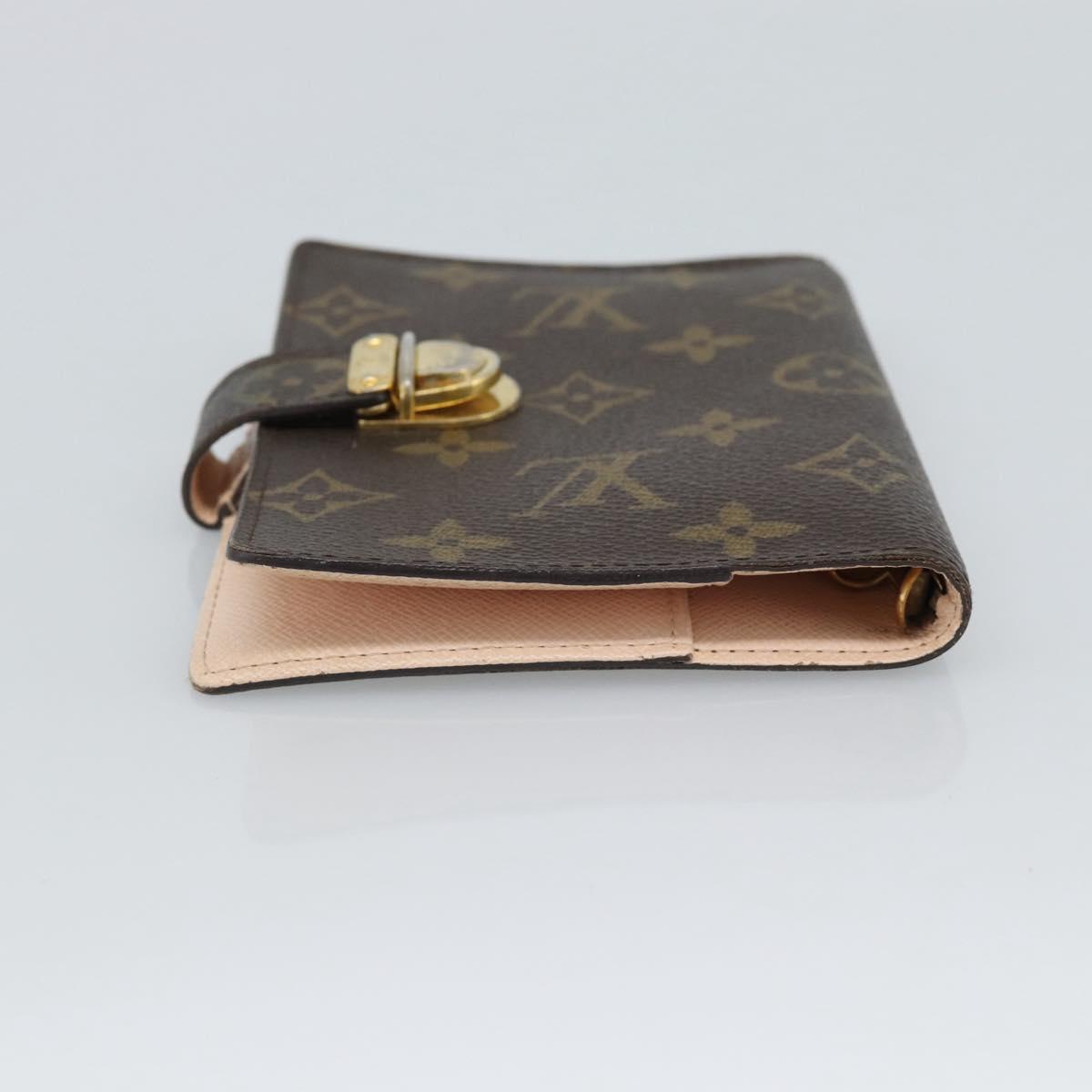 LOUIS VUITTON Monogram Agenda Koala PM Cover Pink R21013 LV Auth 187670