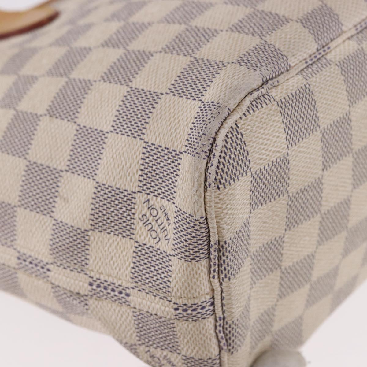 LOUIS VUITTON Damier Azur Neverfull PM Tote Bag N41362 LV Auth 187671