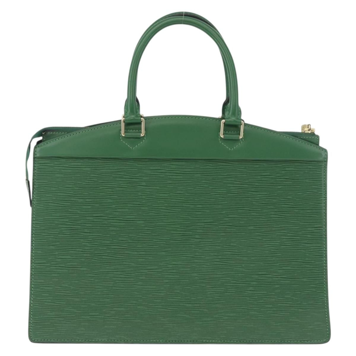 LOUIS VUITTON Epi Riviera Hand Bag Green M48184 LV Auth 187672