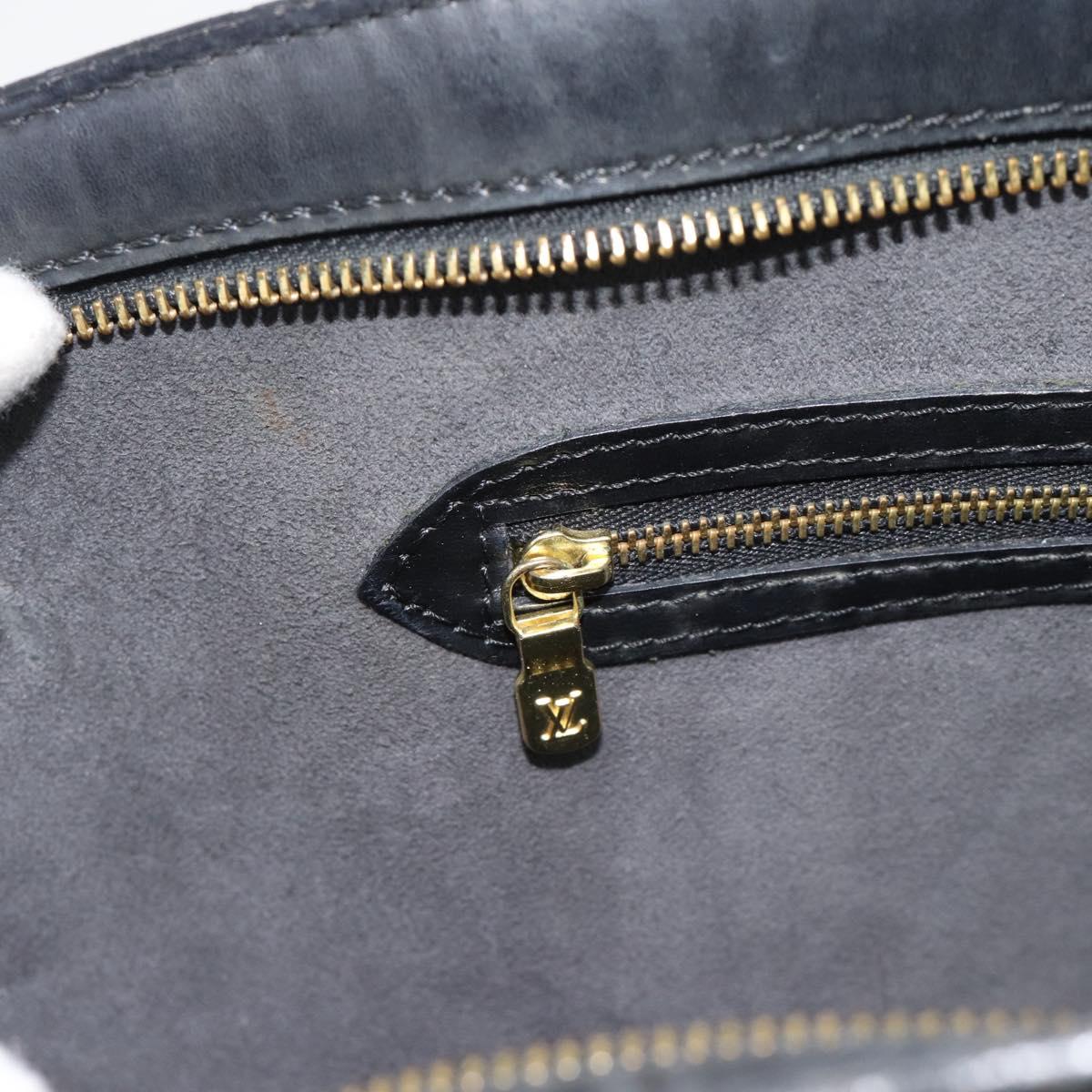 LOUIS VUITTON Epi Saint Jacques Shopping Shoulder Bag Black M52272 Auth 187674