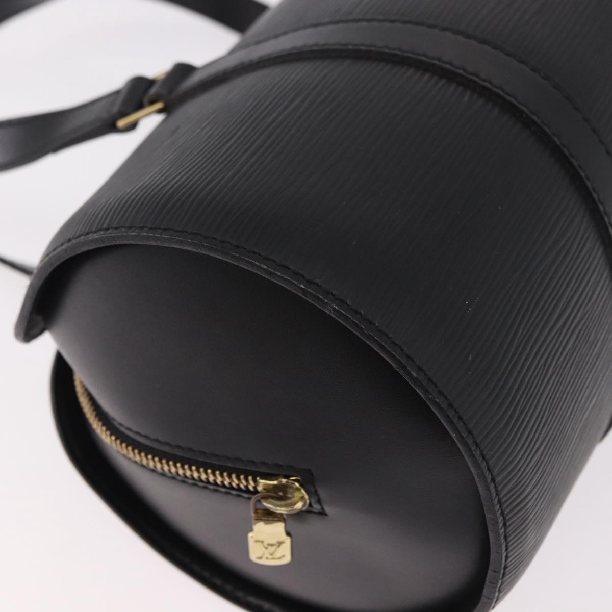 LOUIS VUITTON Epi Soufflot Hand Bag Black M52222 LV Auth 187678