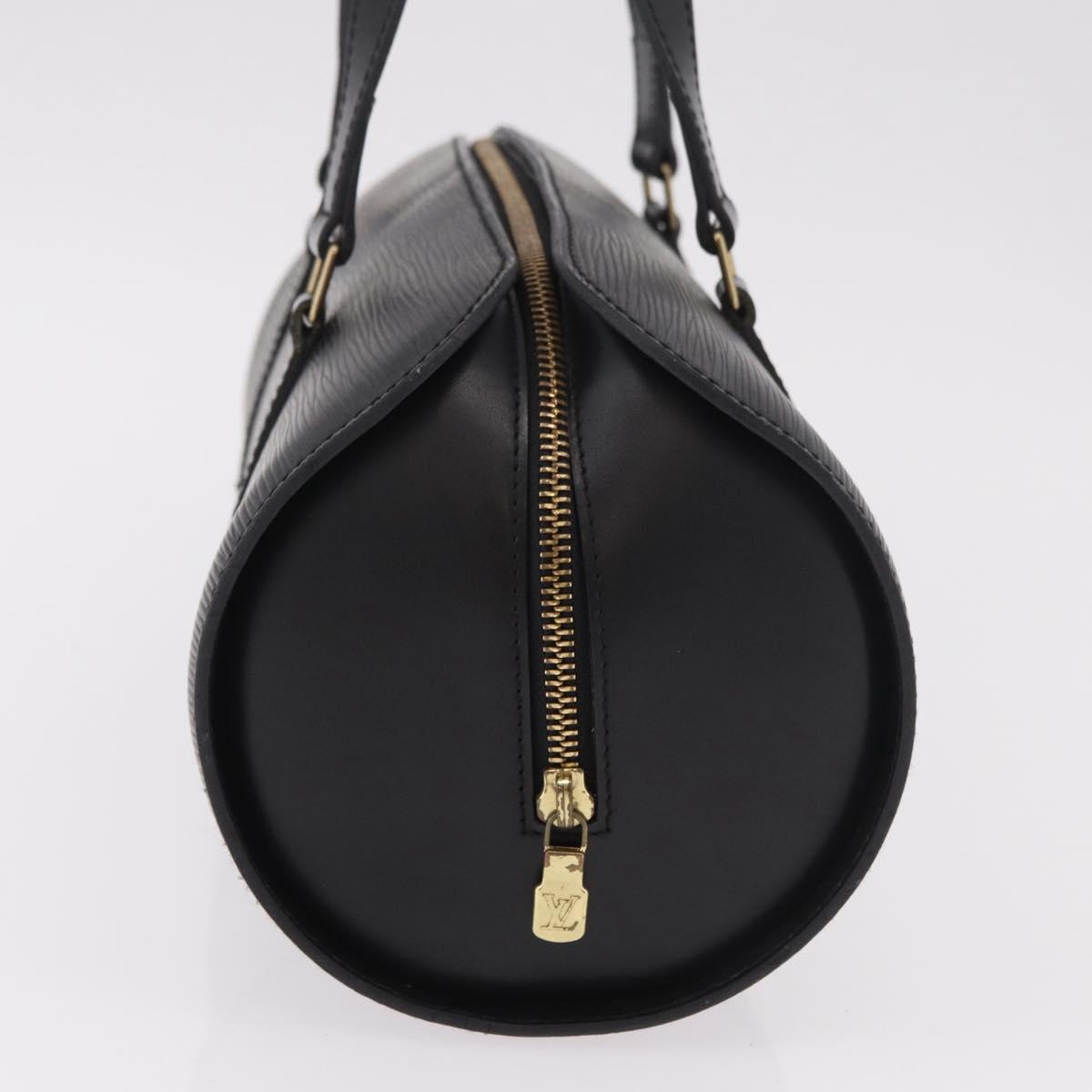 LOUIS VUITTON Epi Soufflot Hand Bag Black M52222 LV Auth 187678
