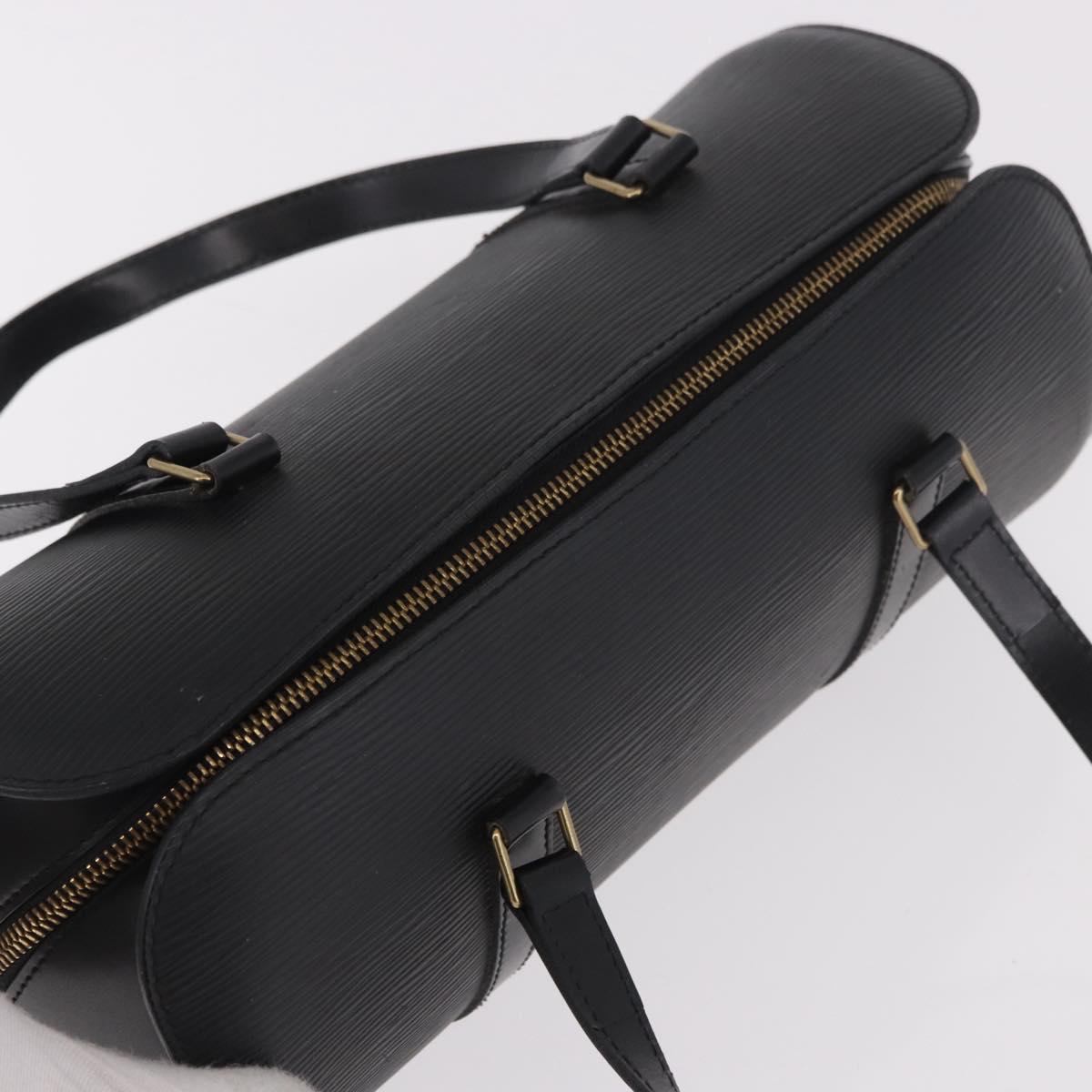 LOUIS VUITTON Epi Soufflot Hand Bag Black M52222 LV Auth 187678