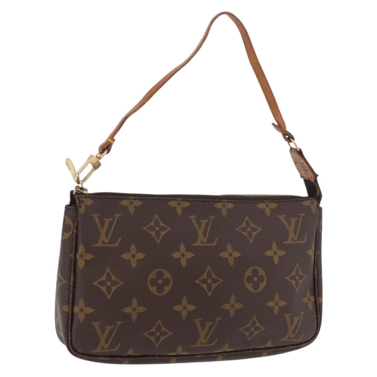 LOUIS VUITTON Monogram Pochette Accessoires Pouch M51980 LV Auth 187680