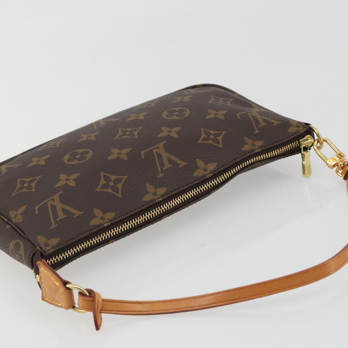 LOUIS VUITTON Monogram Pochette Accessoires Accessory Pouch M51980 Auth 187690V