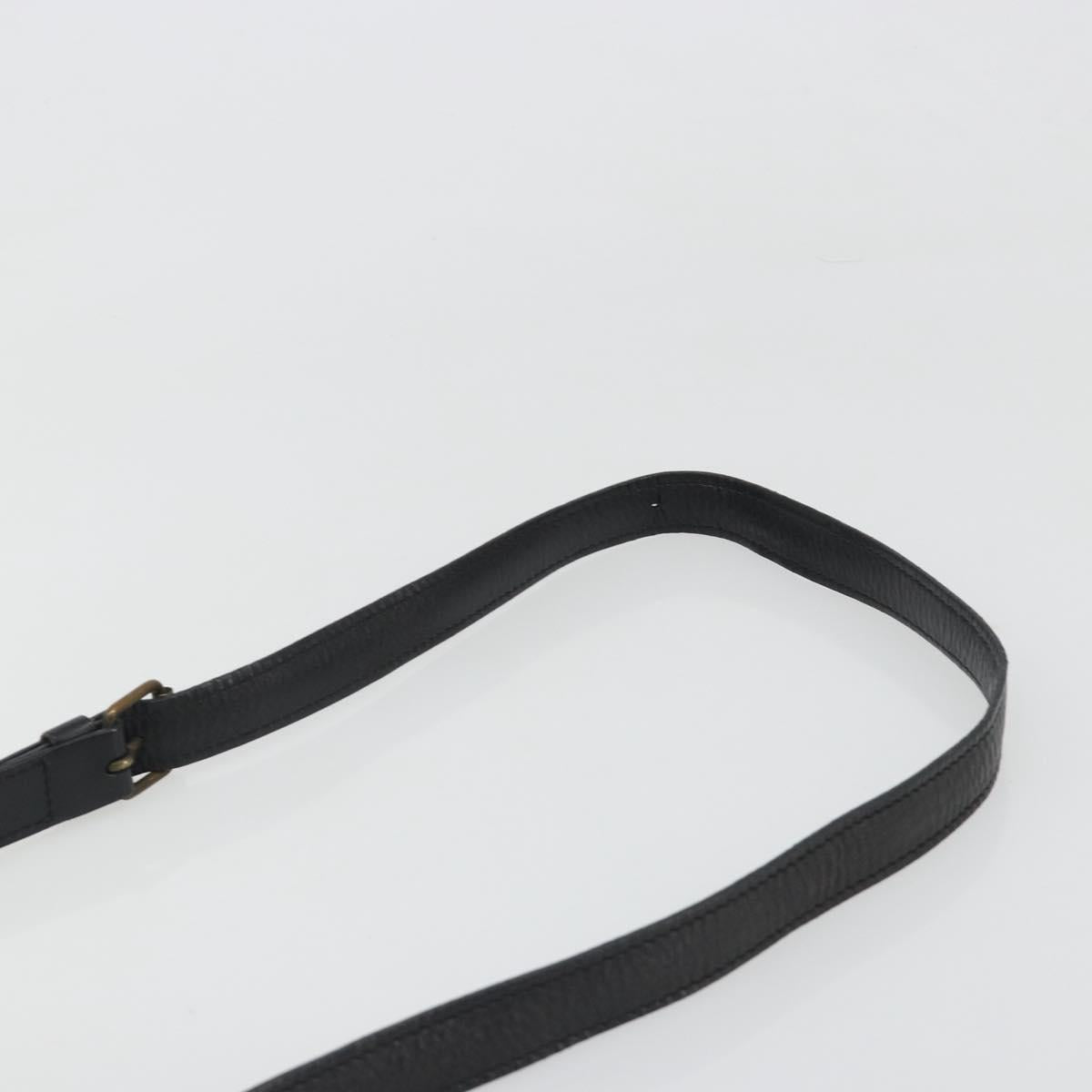LOUIS VUITTON Epi Cartouchiere MM Shoulder Bag Black Noir M52242 LV Auth 187693