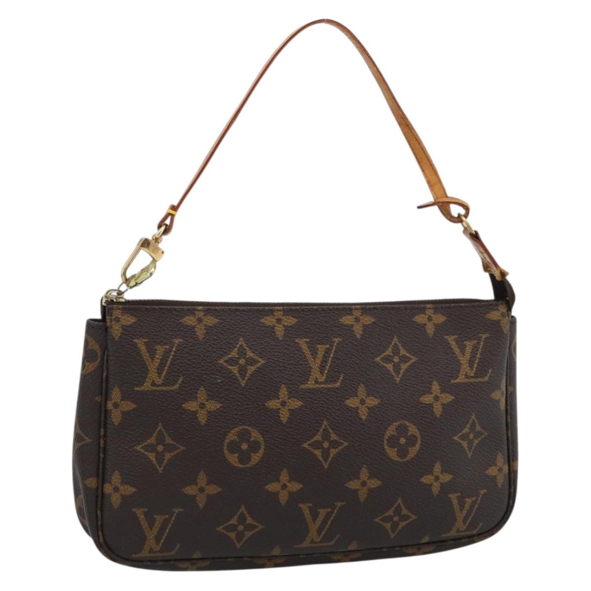LOUIS VUITTON Monogram Pochette Accessoires Accessory Pouch M51980 Auth 187695