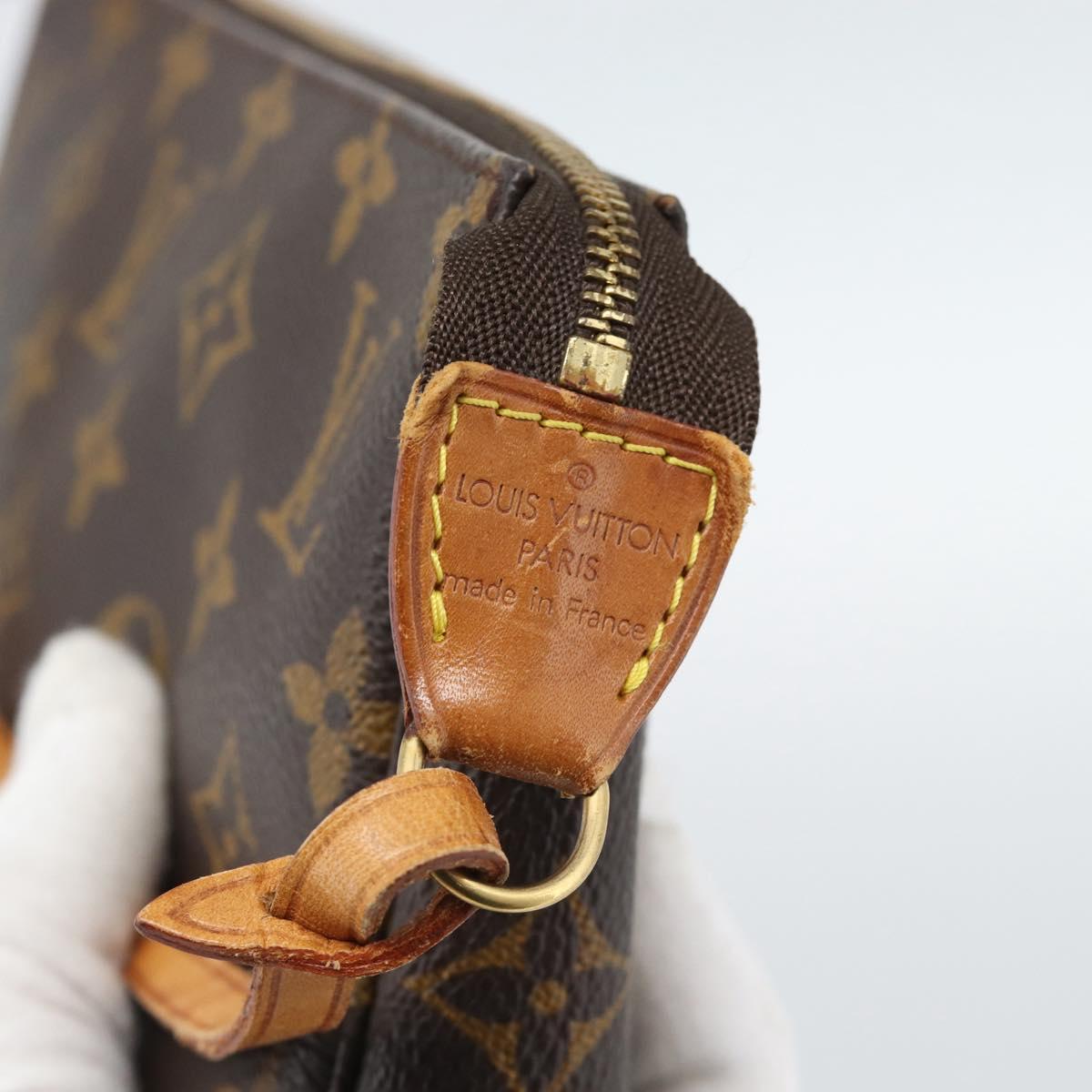 LOUIS VUITTON Monogram Pochette Accessoires Accessory Pouch M51980 Auth 187695