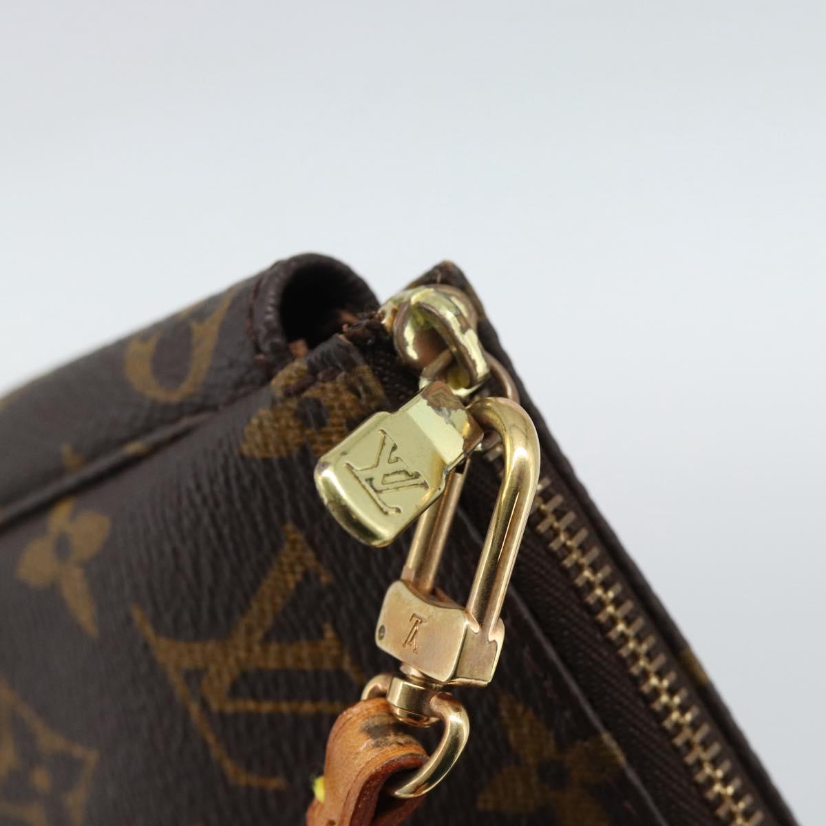 LOUIS VUITTON Monogram Pochette Accessoires Accessory Pouch M51980 Auth 187695