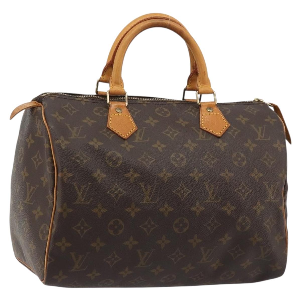 LOUIS VUITTON Monogram Speedy 30 Hand Bag M41526 LV Auth 187698A