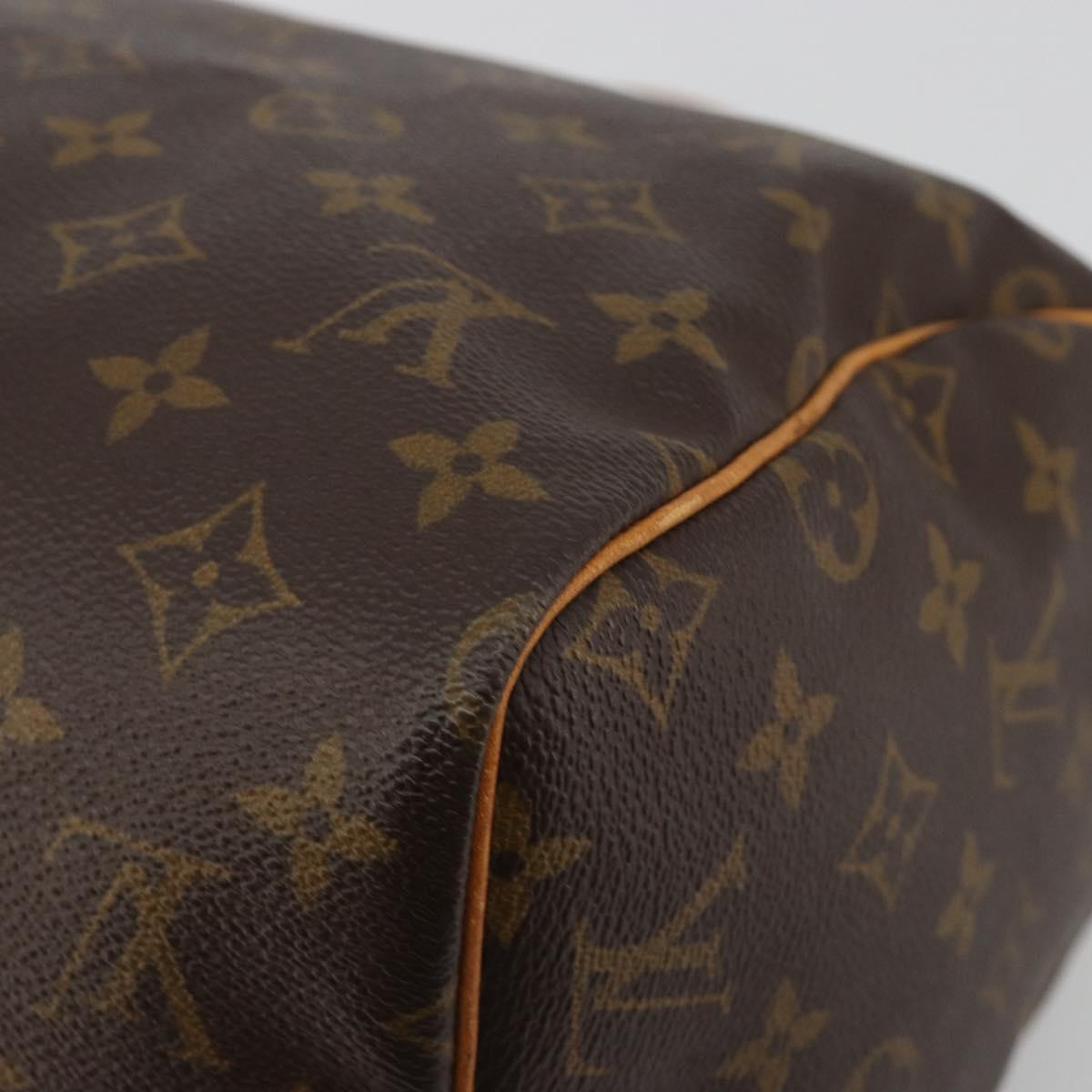 LOUIS VUITTON Monogram Speedy 30 Hand Bag M41526 LV Auth 187698A