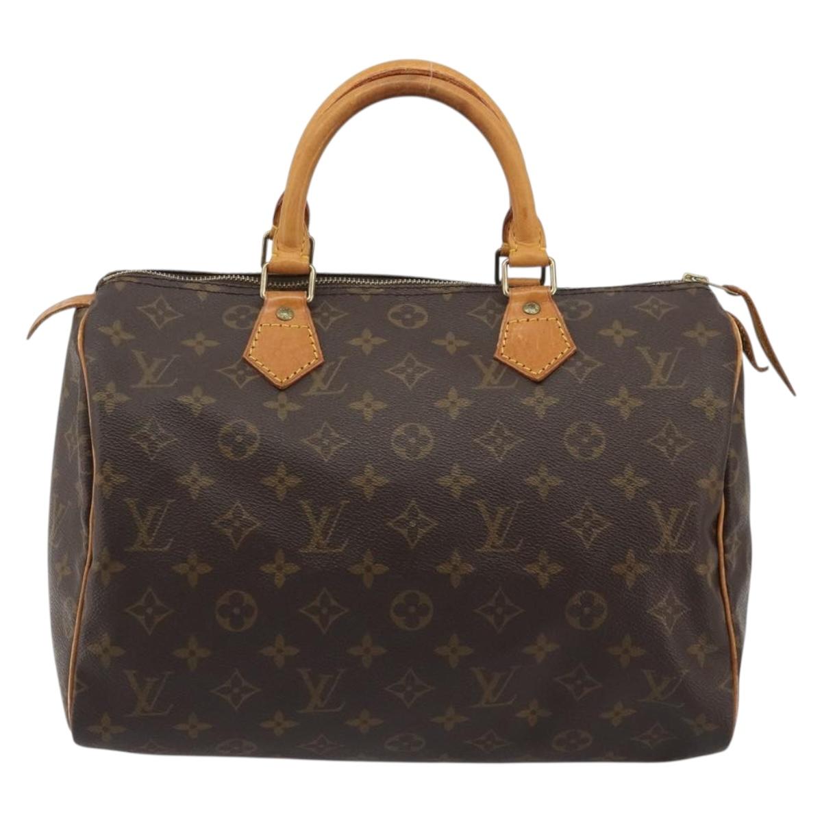 LOUIS VUITTON Monogram Speedy 30 Hand Bag M41526 LV Auth 187698A