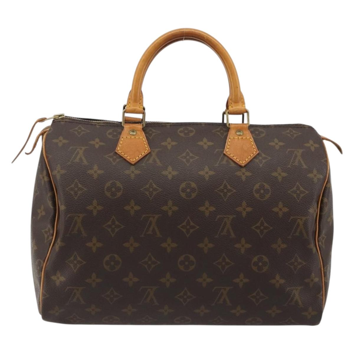 LOUIS VUITTON Monogram Speedy 30 Hand Bag M41526 LV Auth 187698A