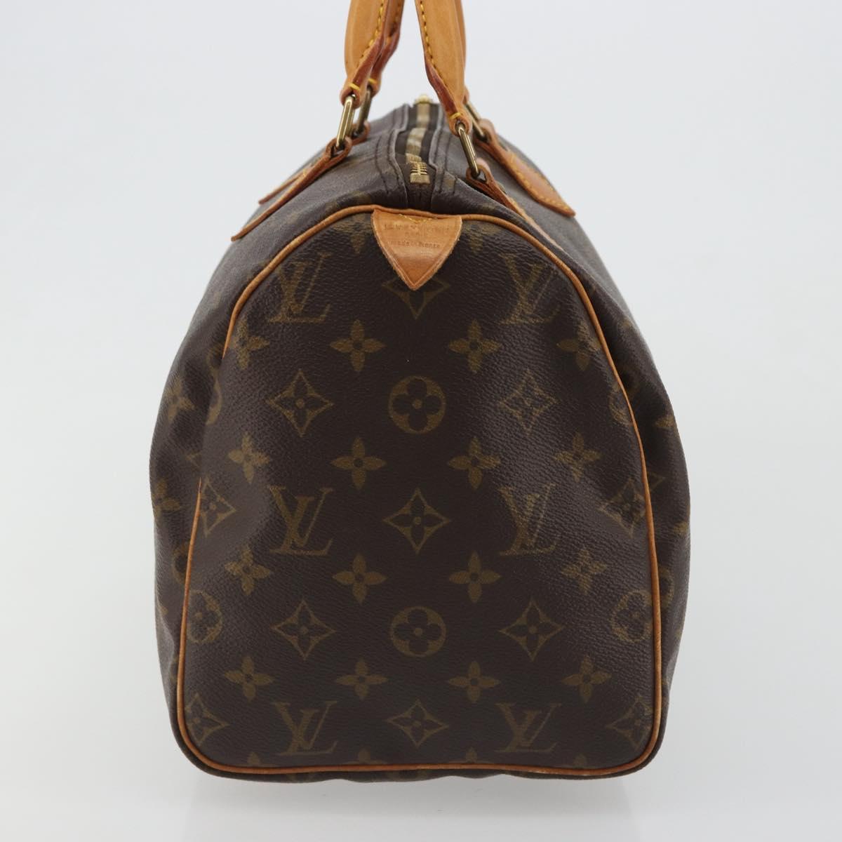 LOUIS VUITTON Monogram Speedy 30 Hand Bag M41526 LV Auth 187698A