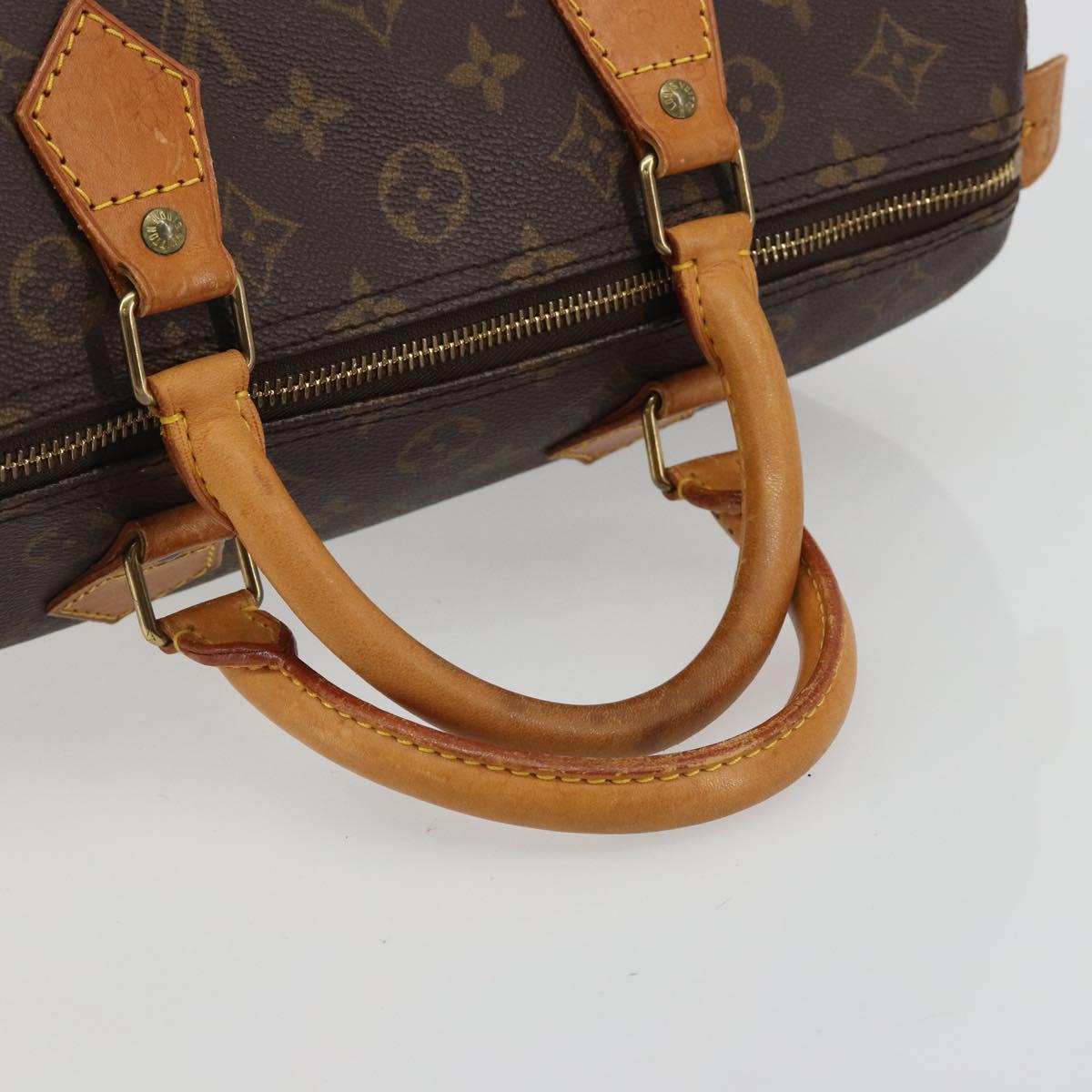 LOUIS VUITTON Monogram Speedy 30 Hand Bag M41526 LV Auth 187698A