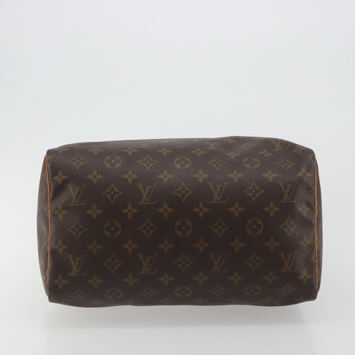 LOUIS VUITTON Monogram Speedy 30 Hand Bag M41526 LV Auth 187698A