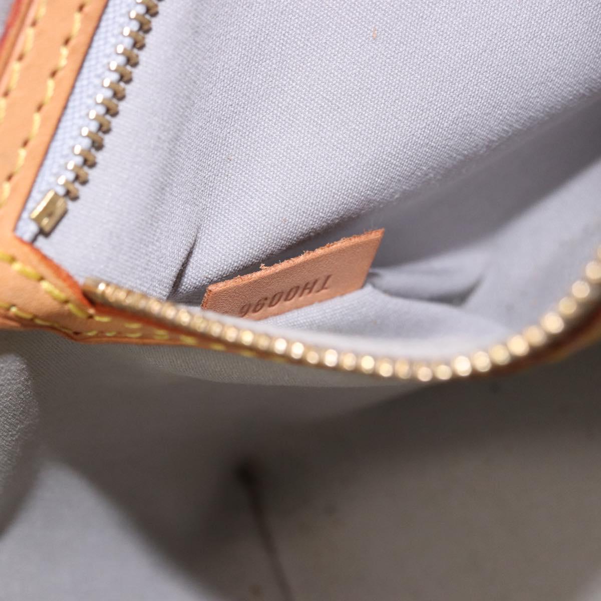 LOUIS VUITTON Monogram Vernis Reade PM Hand Bag Perle M91336 LV Auth 187720