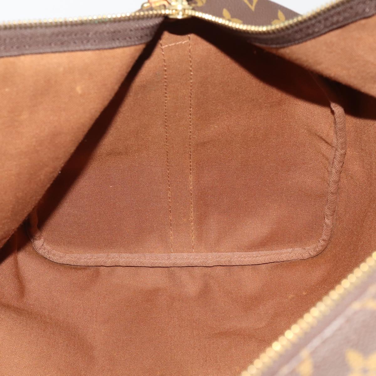 LOUIS VUITTON Monogram Keepall Bandouliere 55 Boston Bag M41414 LV Auth 187724A