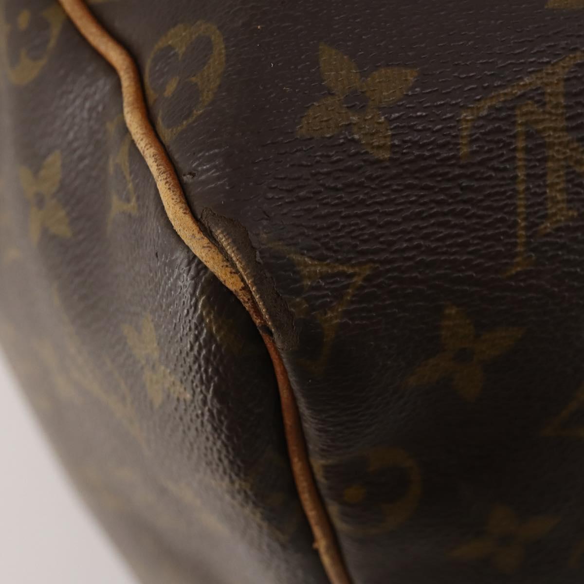 LOUIS VUITTON Monogram Keepall 55 Boston Bag M41424 LV Auth 187725