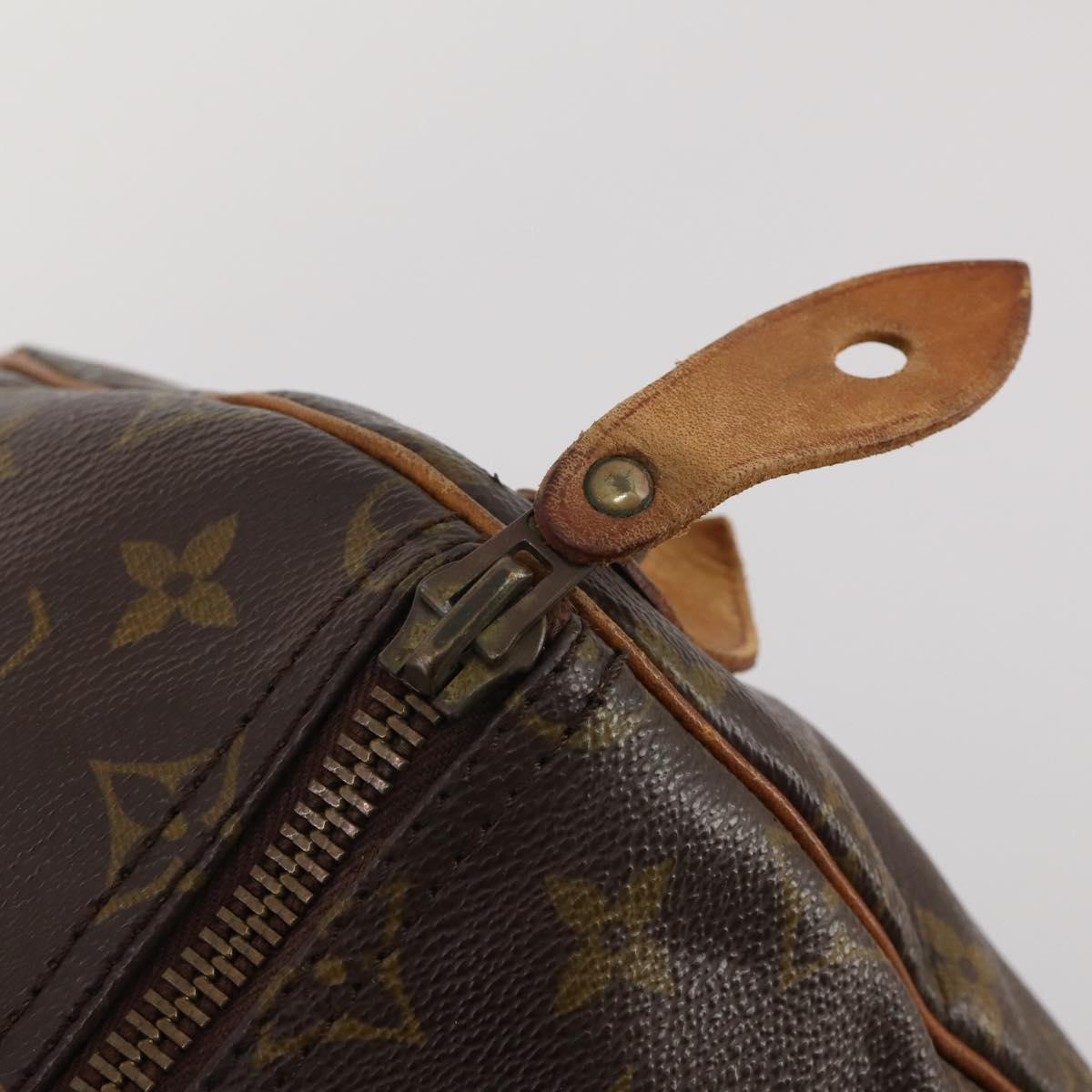 LOUIS VUITTON Monogram Keepall 55 Boston Bag M41424 LV Auth 187725
