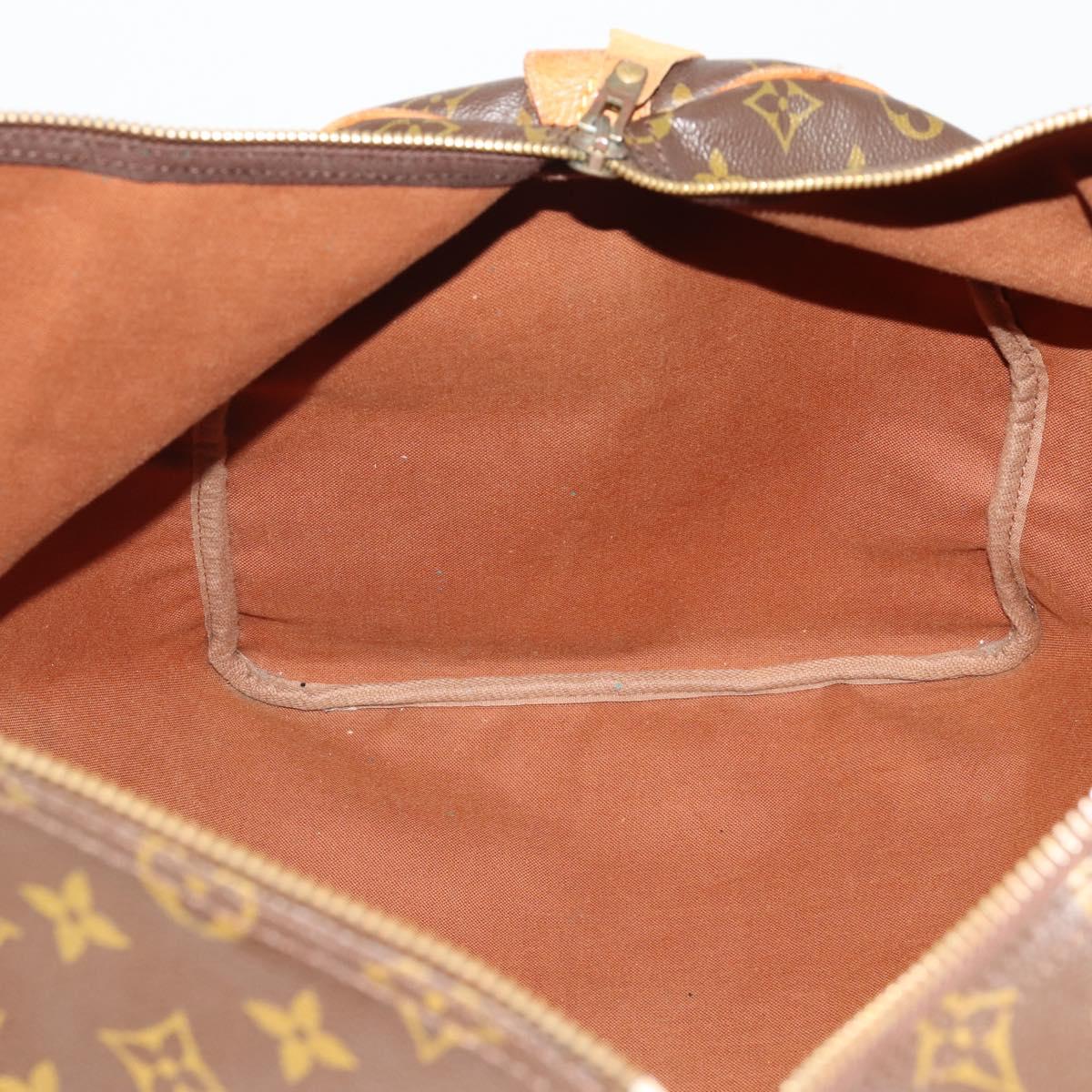 LOUIS VUITTON Monogram Keepall 55 Boston Bag M41424 LV Auth 187725