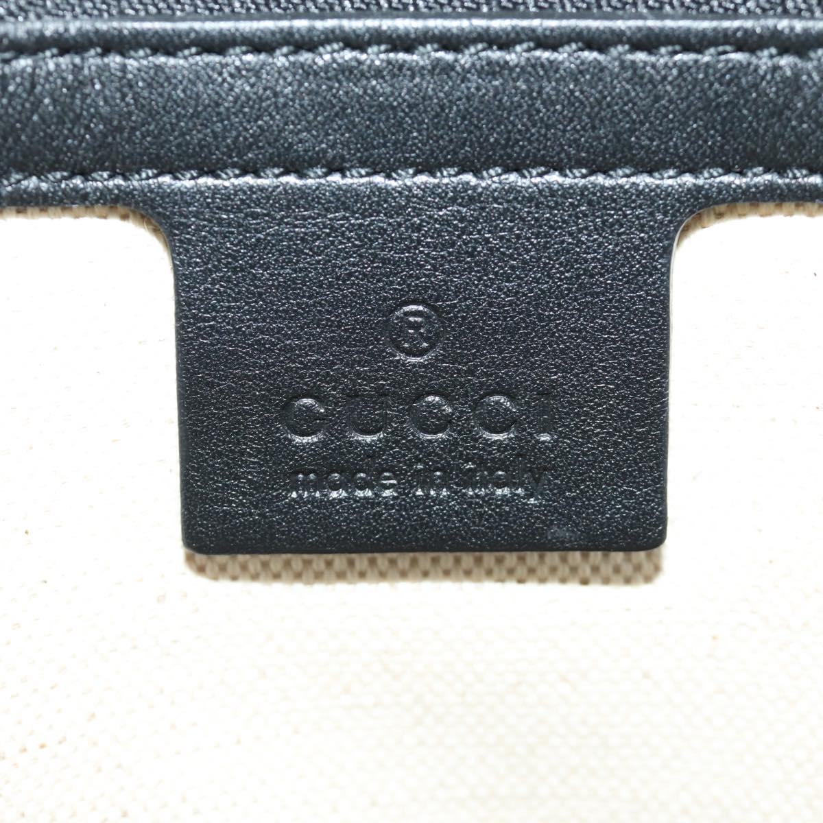 GUCCI GG Supreme Tote Bag PVC 2way Beige Gold 450950 Auth 187728M