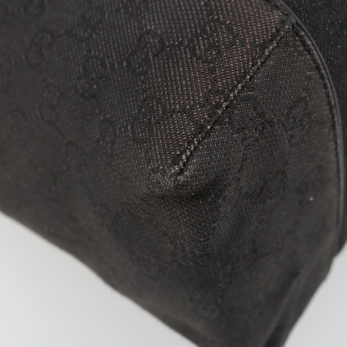 GUCCI GG Canvas Shoulder Bag Brown 101292 Auth 187746A