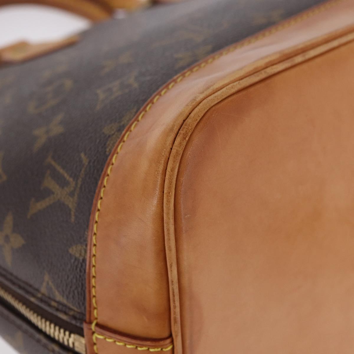 LOUIS VUITTON Monogram Alma Hand Bag M51130 LV Auth 187758A