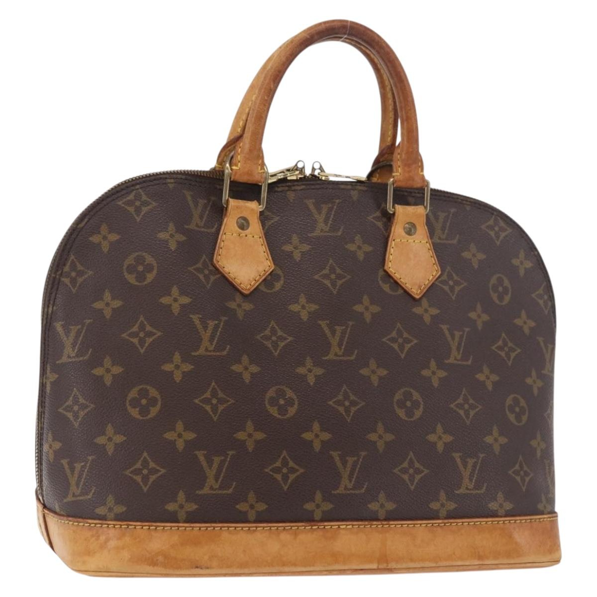 LOUIS VUITTON Monogram Alma Hand Bag M51130 LV Auth 187759