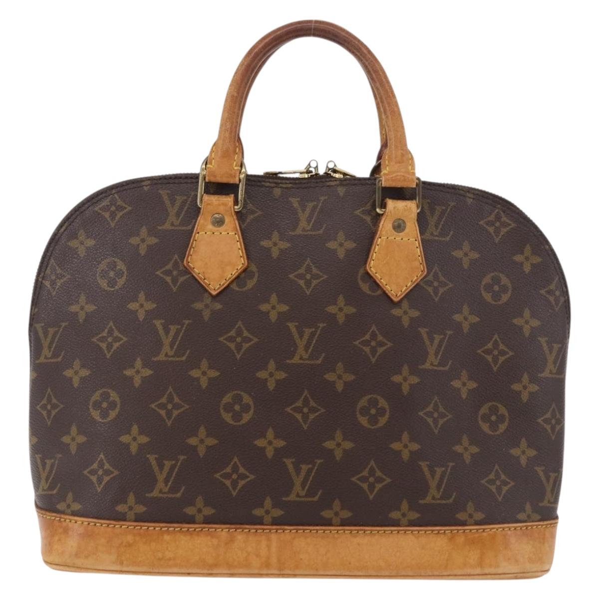 LOUIS VUITTON Monogram Alma Hand Bag M51130 LV Auth 187759