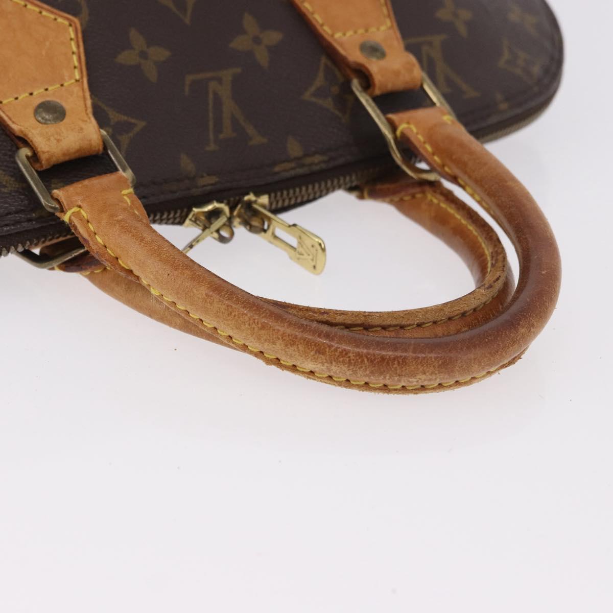 LOUIS VUITTON Monogram Alma Hand Bag M51130 LV Auth 187759