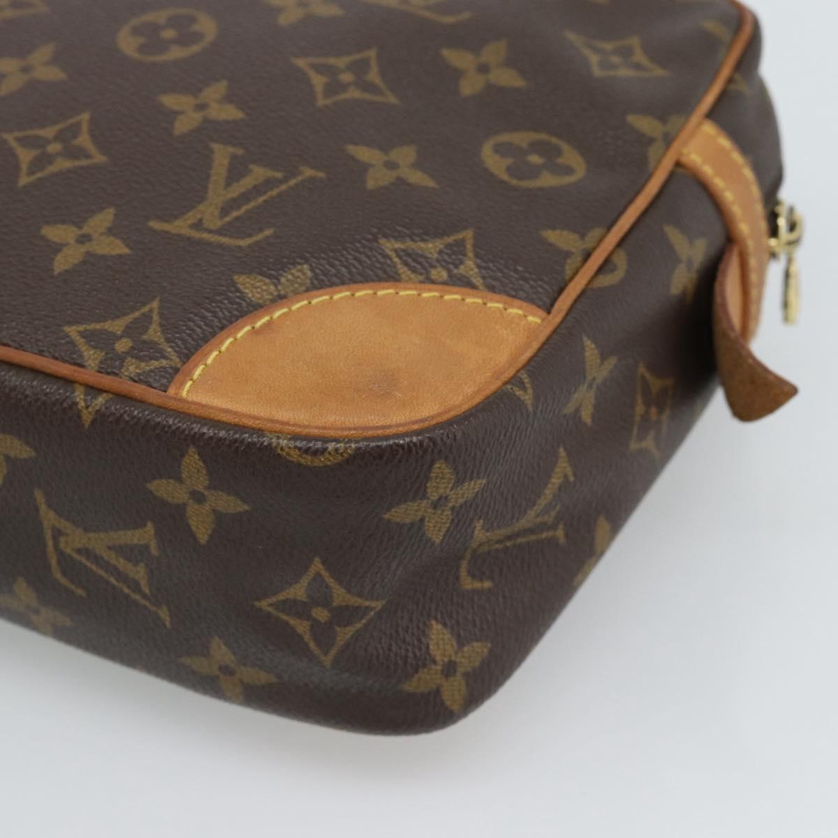 LOUIS VUITTON Monogram Compiegne 28 Clutch Bag M51845 LV Auth 187760