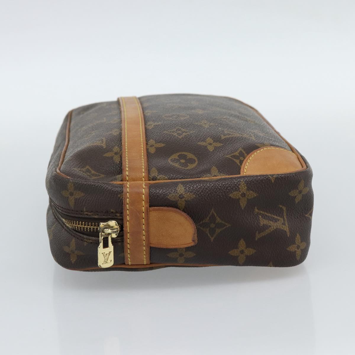 LOUIS VUITTON Monogram Compiegne 28 Clutch Bag M51845 LV Auth 187760