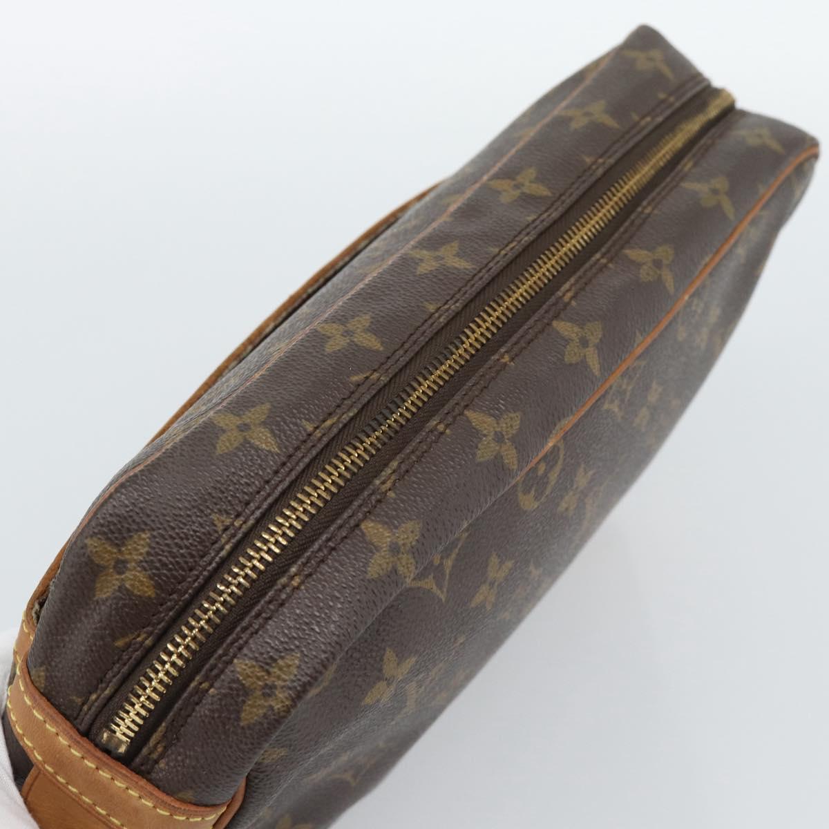 LOUIS VUITTON Monogram Compiegne 28 Clutch Bag M51845 LV Auth 187760