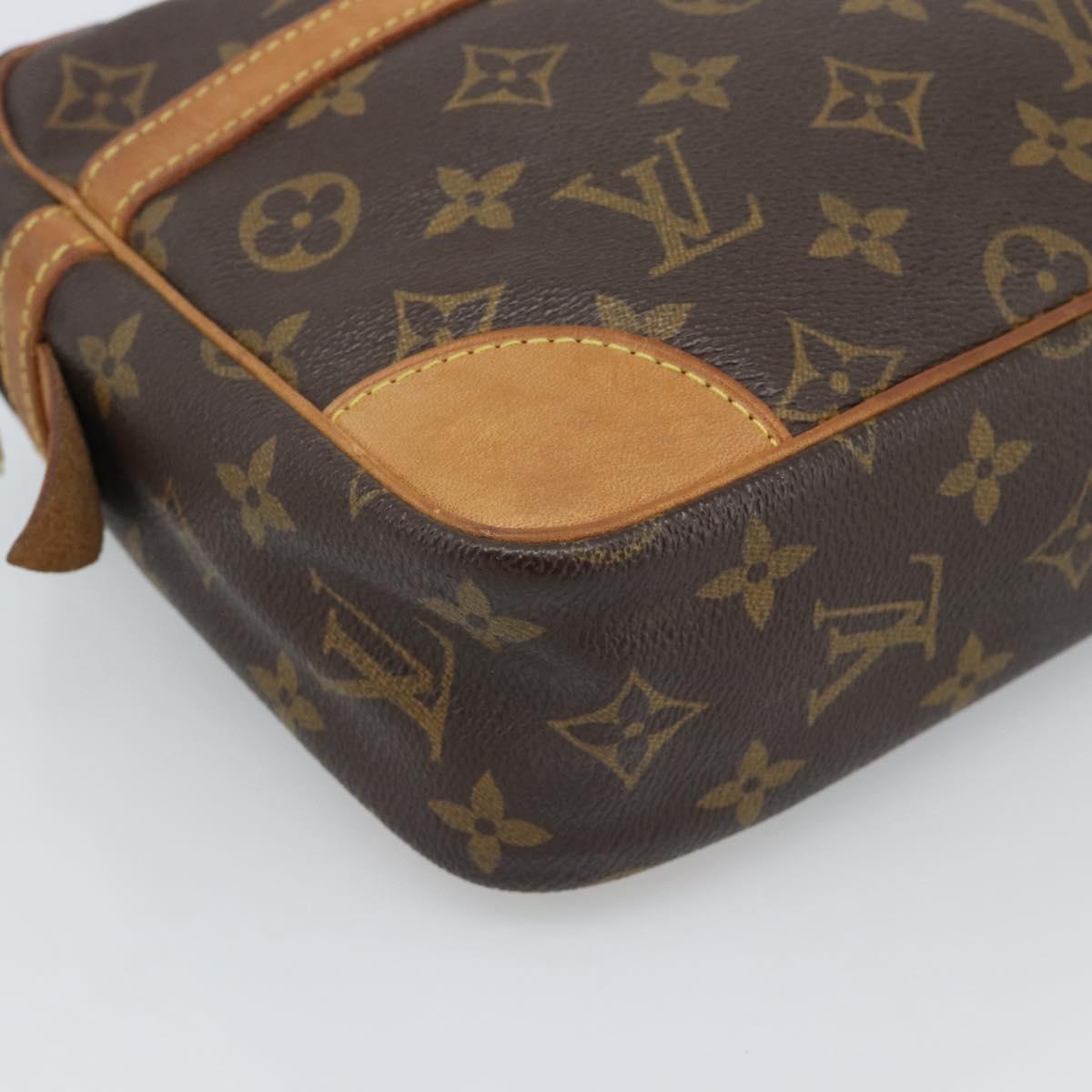 LOUIS VUITTON Monogram Compiegne 28 Clutch Bag M51845 LV Auth 187760