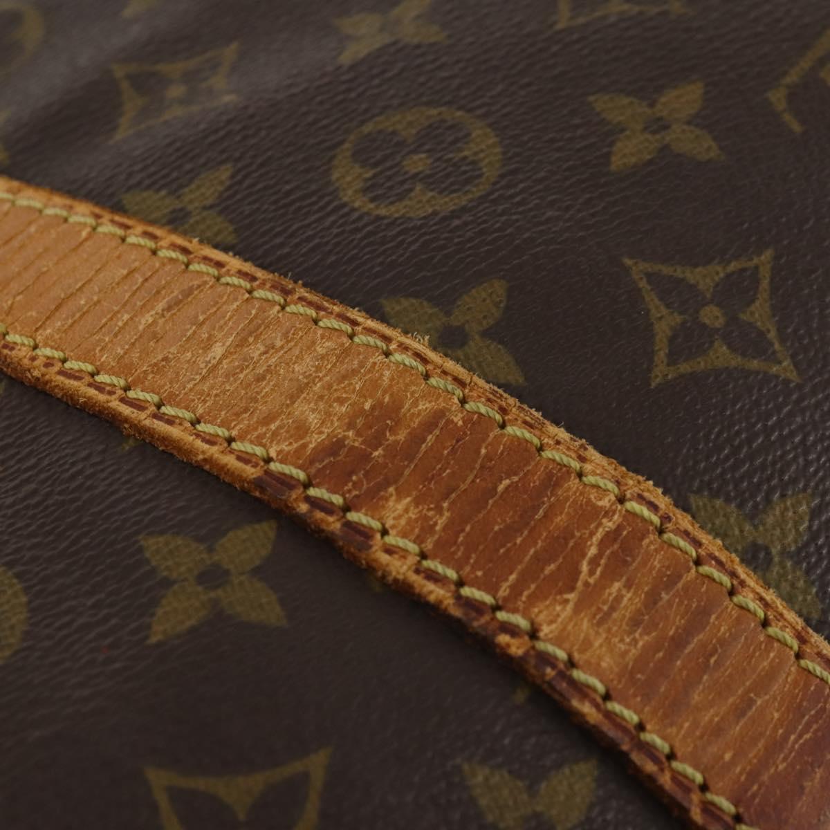LOUIS VUITTON Monogram Keepall 60 Boston Bag M41422 LV Auth 187763