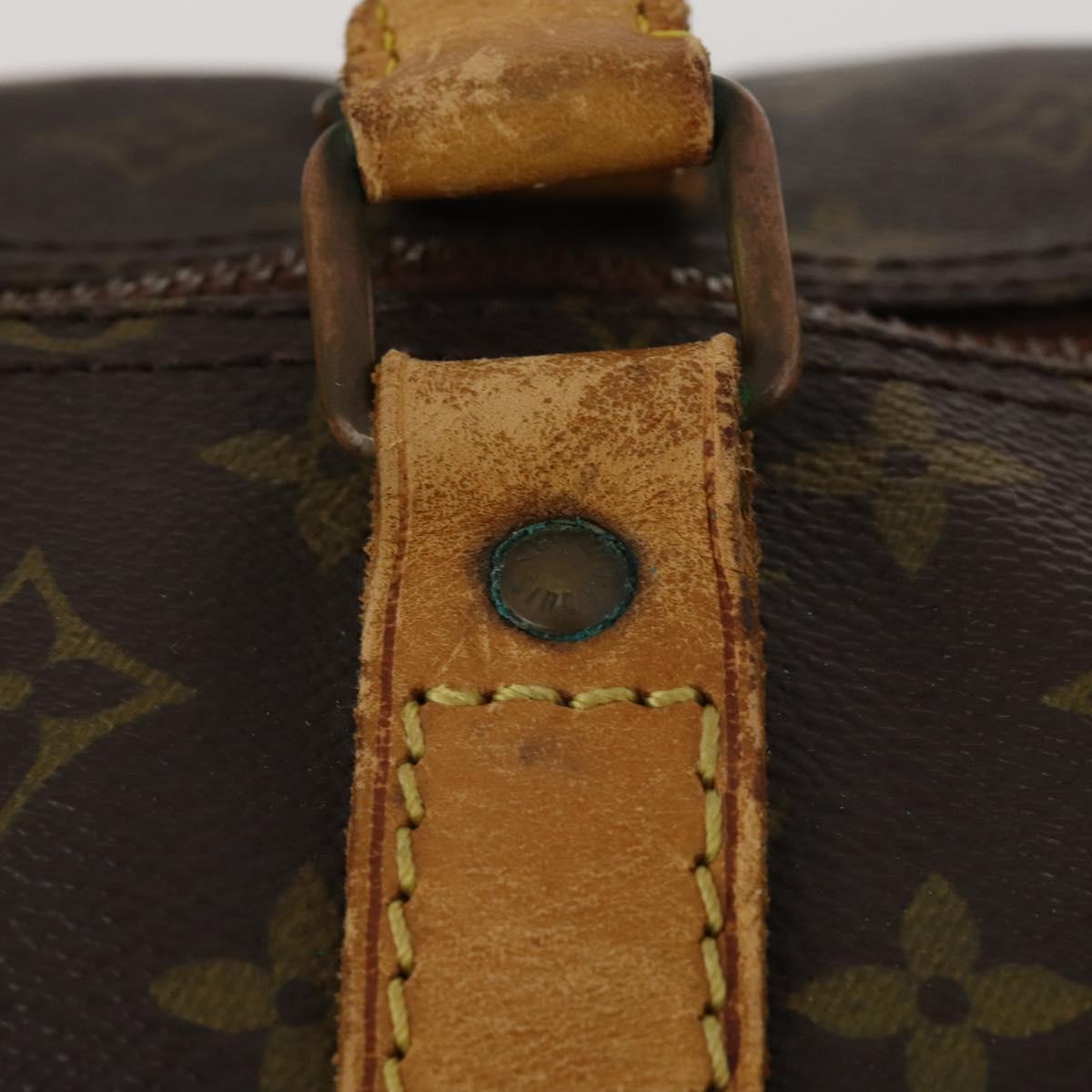 LOUIS VUITTON Monogram Keepall 60 Boston Bag M41422 LV Auth 187763