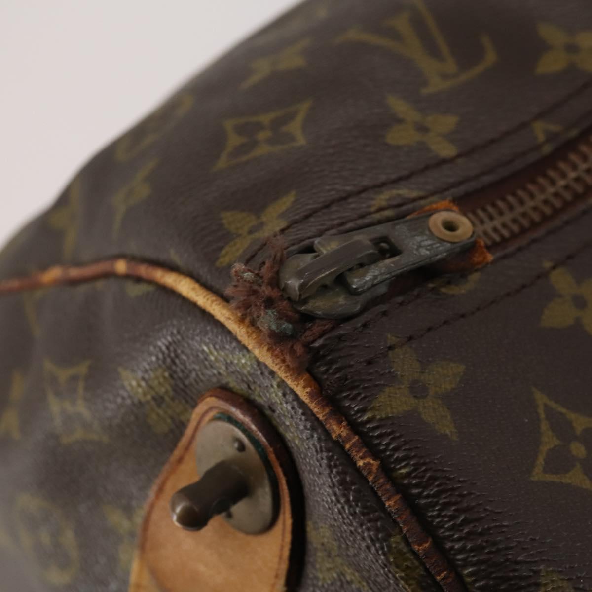 LOUIS VUITTON Monogram Keepall 60 Boston Bag M41422 LV Auth 187763