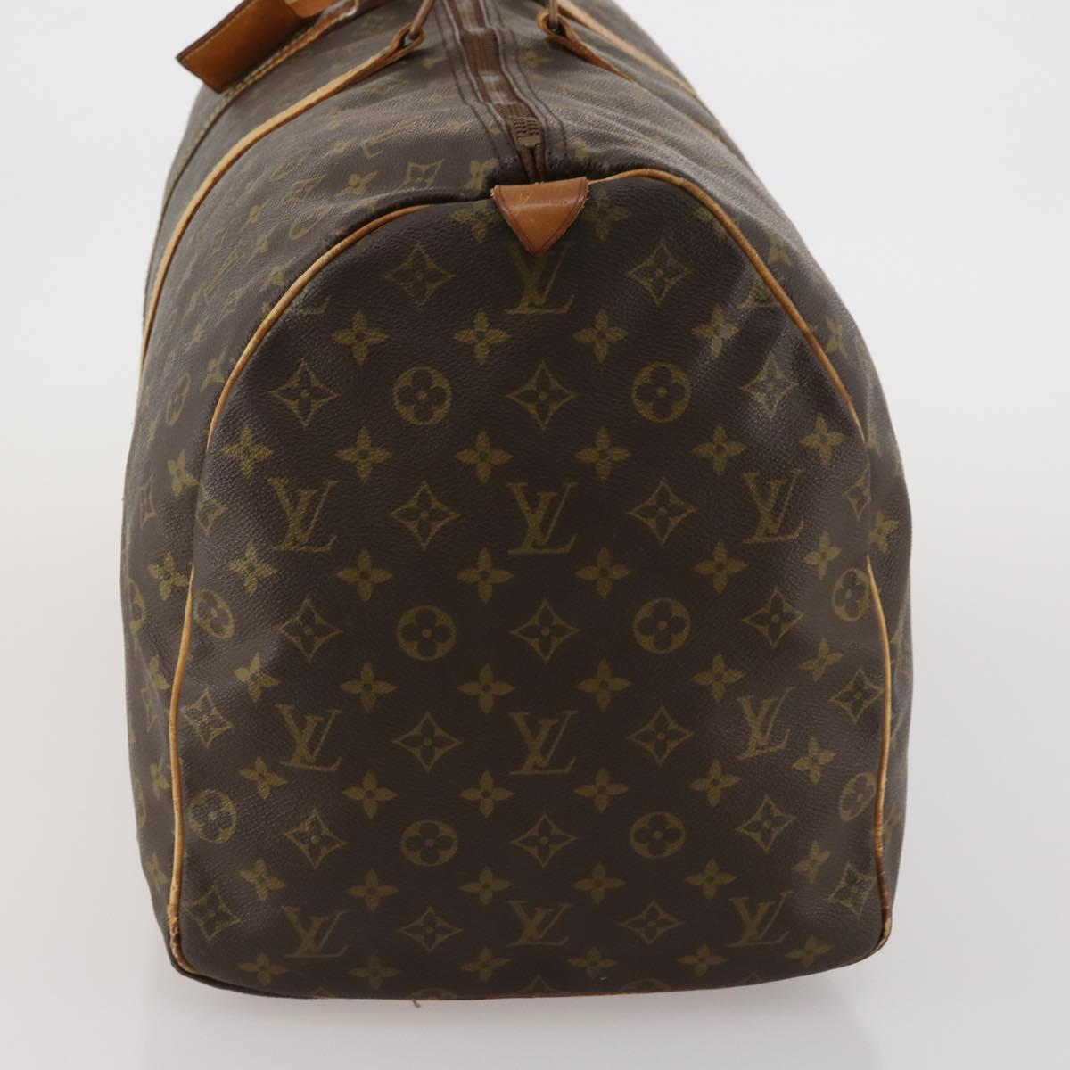 LOUIS VUITTON Monogram Keepall 60 Boston Bag M41422 LV Auth 187763