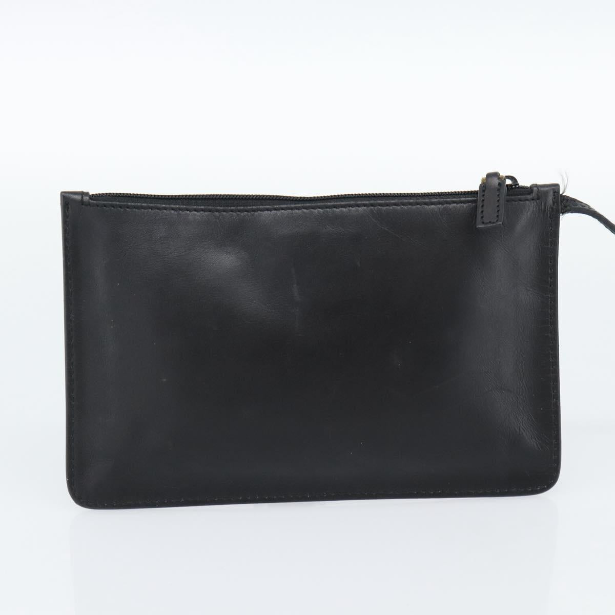 GUCCI Shoulder Bag Canvas Black 90644 Auth 187767