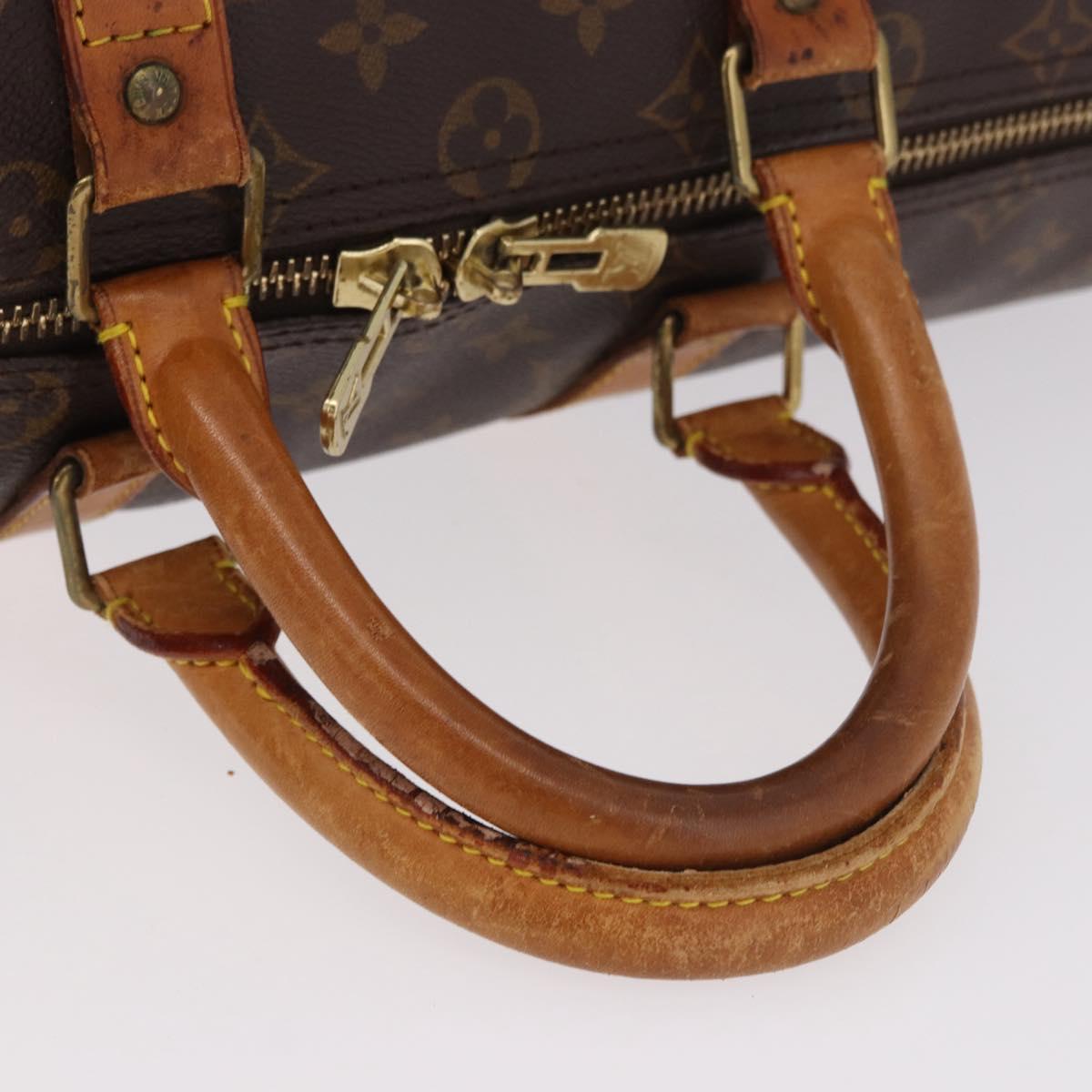 LOUIS VUITTON Monogram Keepall 45 Boston Bag M41428 LV Auth 187787