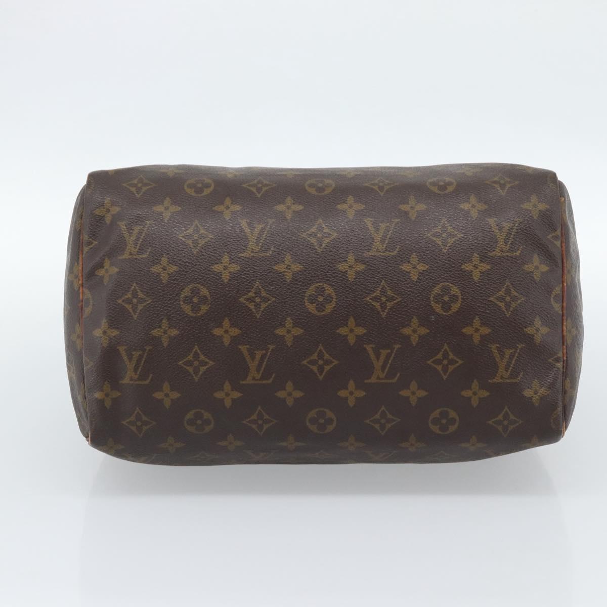 LOUIS VUITTON Monogram Speedy 30 Hand Bag M41526 LV Auth 187789