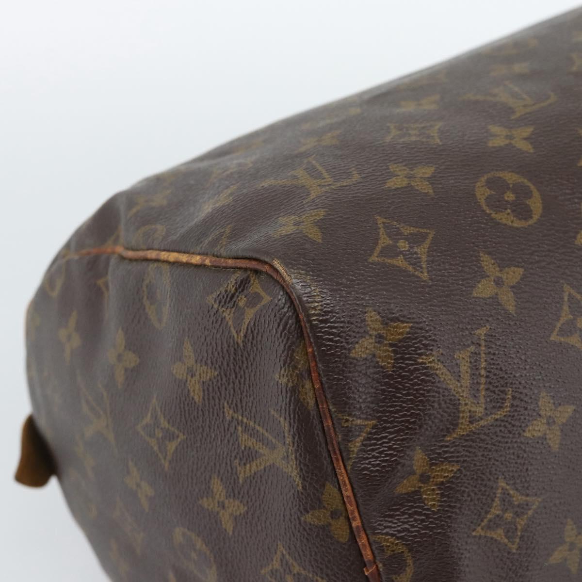 LOUIS VUITTON Monogram Speedy 30 Hand Bag M41526 LV Auth 187789